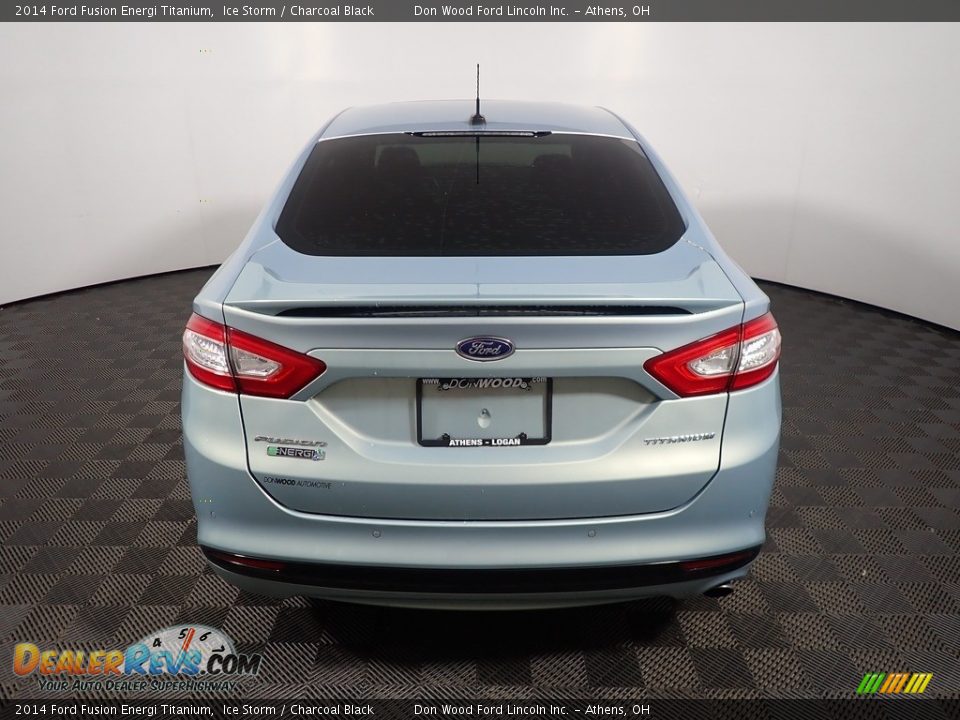 2014 Ford Fusion Energi Titanium Ice Storm / Charcoal Black Photo #14