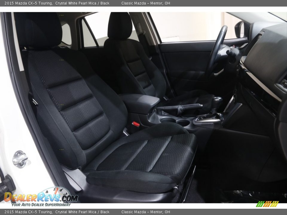 2015 Mazda CX-5 Touring Crystal White Pearl Mica / Black Photo #14