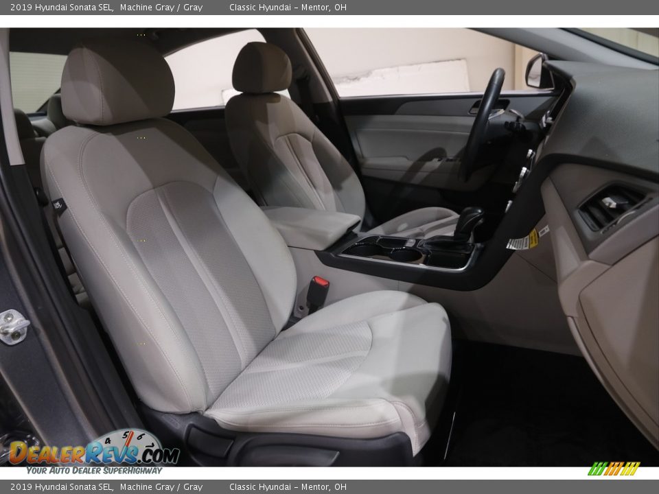 2019 Hyundai Sonata SEL Machine Gray / Gray Photo #14