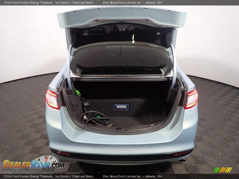 2014 Ford Fusion Energi Titanium Ice Storm / Charcoal Black Photo #15