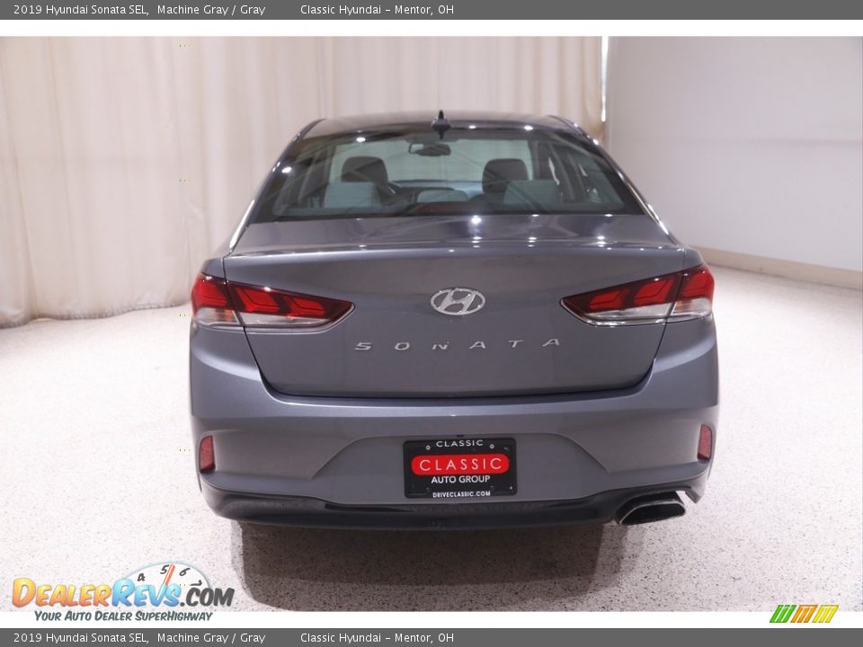 2019 Hyundai Sonata SEL Machine Gray / Gray Photo #17