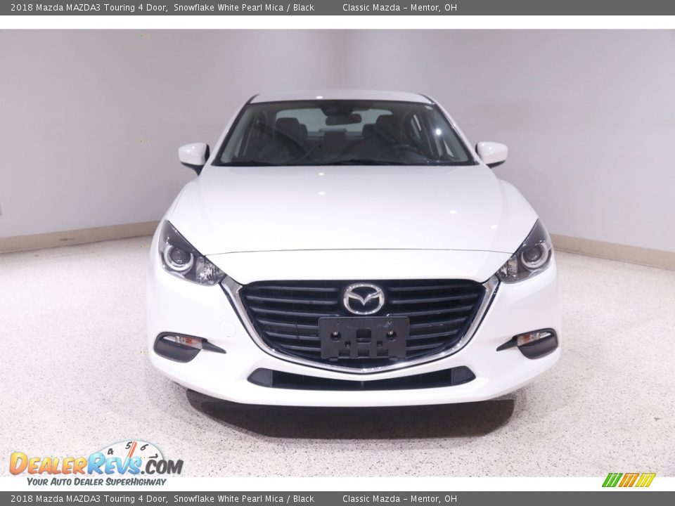 2018 Mazda MAZDA3 Touring 4 Door Snowflake White Pearl Mica / Black Photo #2