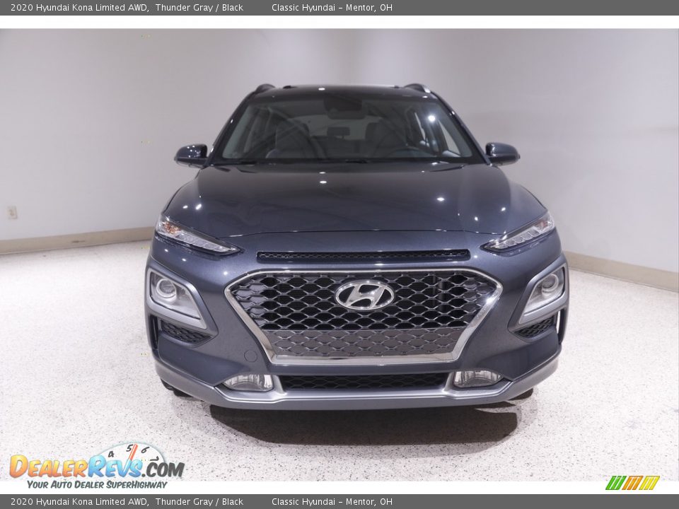 2020 Hyundai Kona Limited AWD Thunder Gray / Black Photo #2