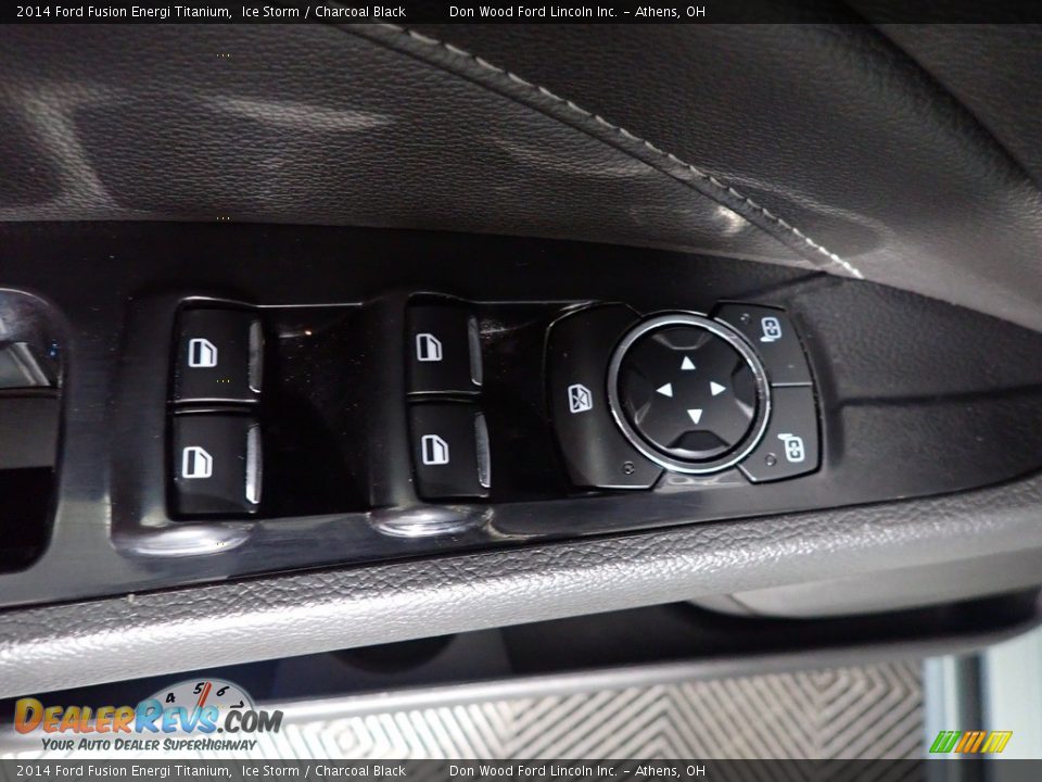 2014 Ford Fusion Energi Titanium Ice Storm / Charcoal Black Photo #23