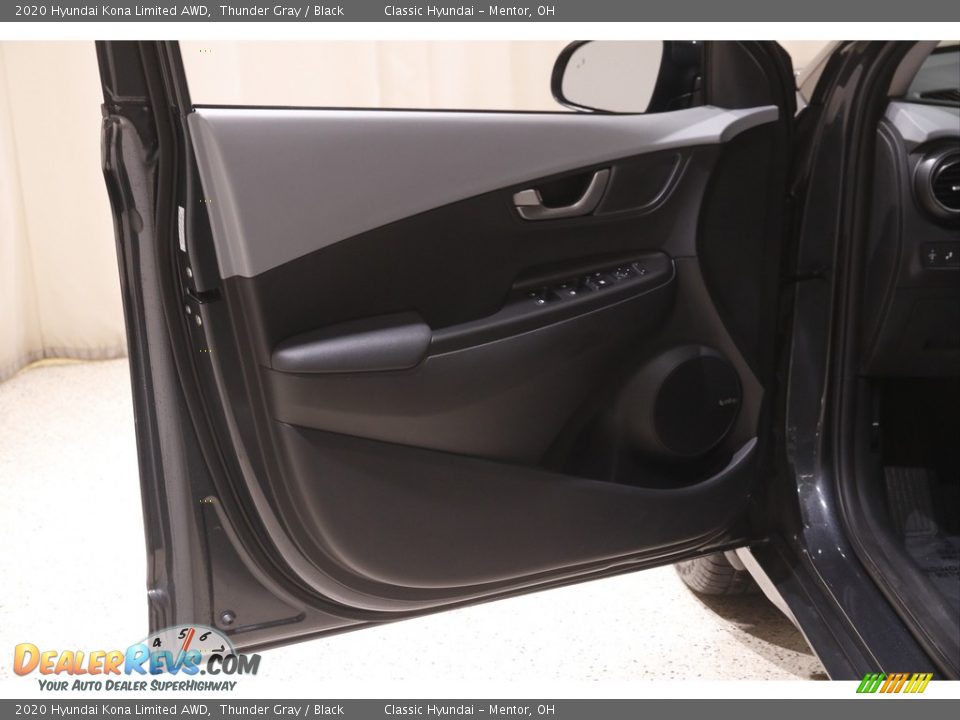 2020 Hyundai Kona Limited AWD Thunder Gray / Black Photo #4