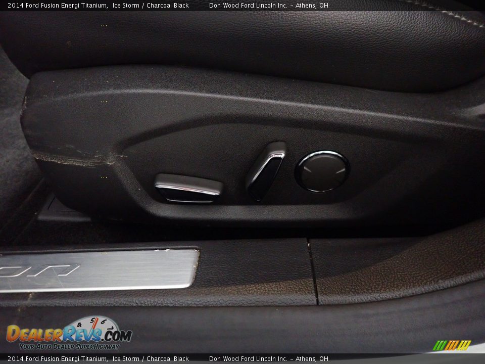 2014 Ford Fusion Energi Titanium Ice Storm / Charcoal Black Photo #25