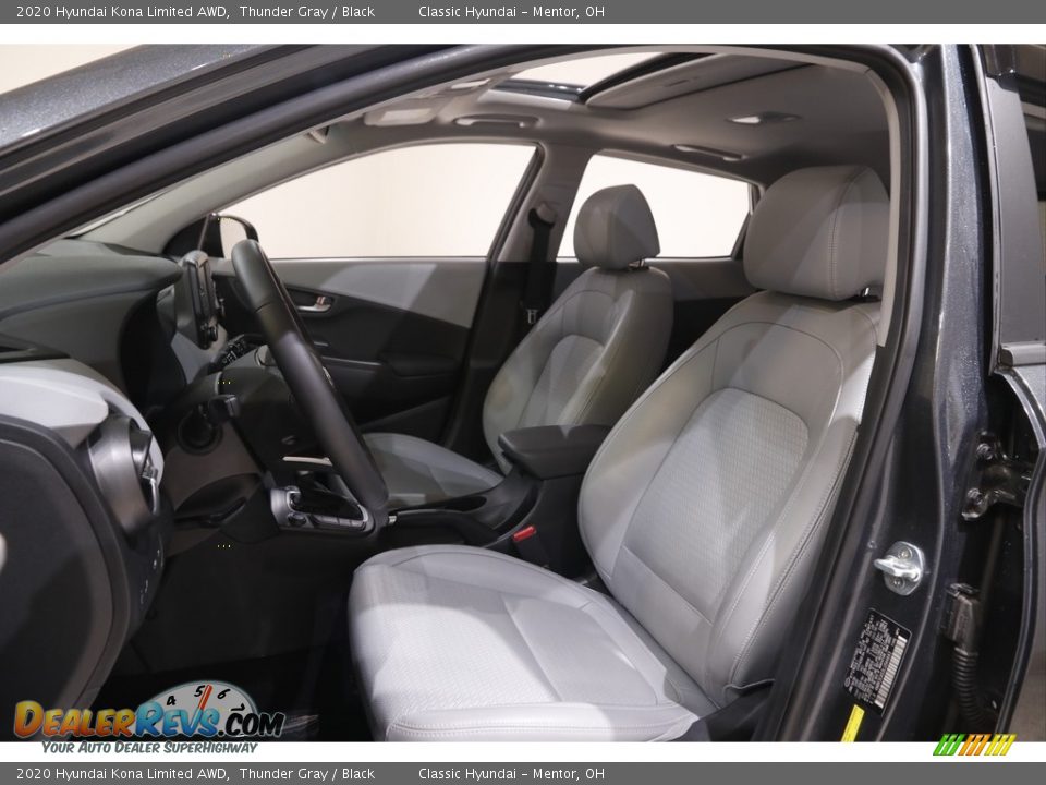 2020 Hyundai Kona Limited AWD Thunder Gray / Black Photo #5