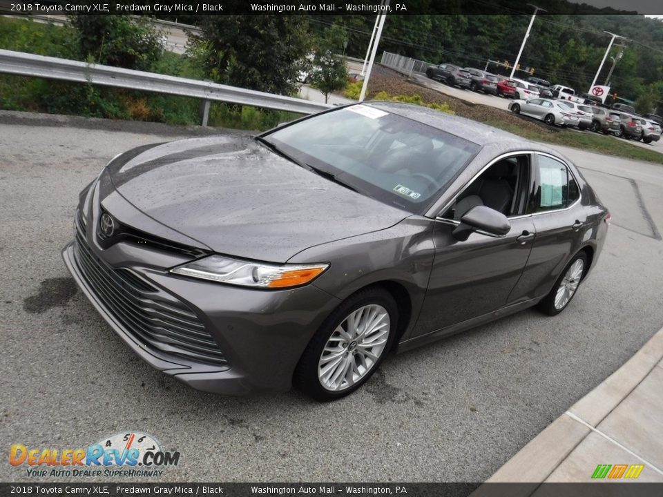 2018 Toyota Camry XLE Predawn Gray Mica / Black Photo #12