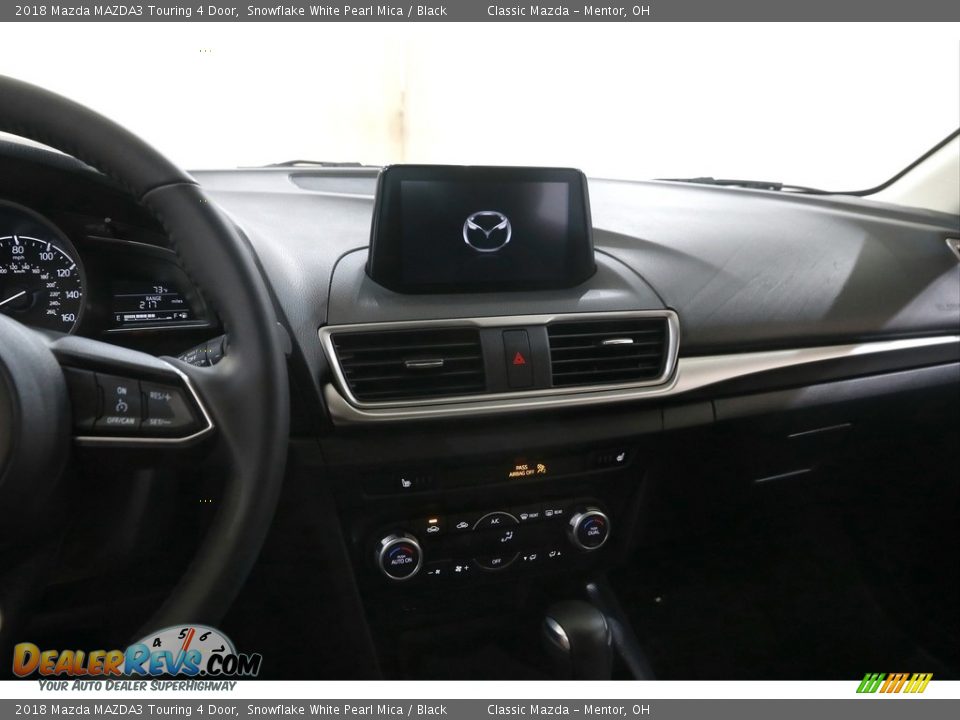 2018 Mazda MAZDA3 Touring 4 Door Snowflake White Pearl Mica / Black Photo #9