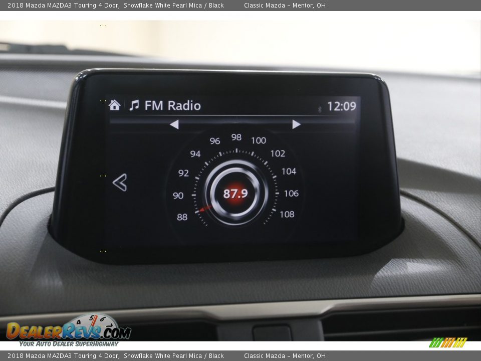2018 Mazda MAZDA3 Touring 4 Door Snowflake White Pearl Mica / Black Photo #11