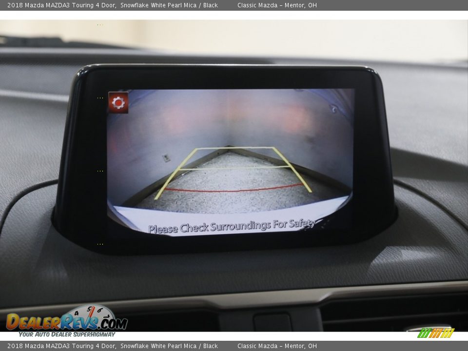 2018 Mazda MAZDA3 Touring 4 Door Snowflake White Pearl Mica / Black Photo #12