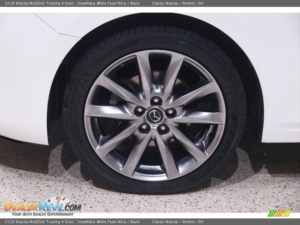 2018 Mazda MAZDA3 Touring 4 Door Snowflake White Pearl Mica / Black Photo #21