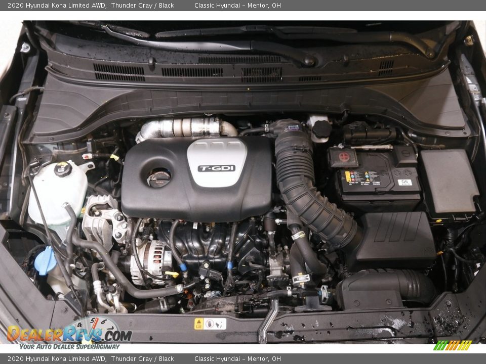2020 Hyundai Kona Limited AWD Thunder Gray / Black Photo #20