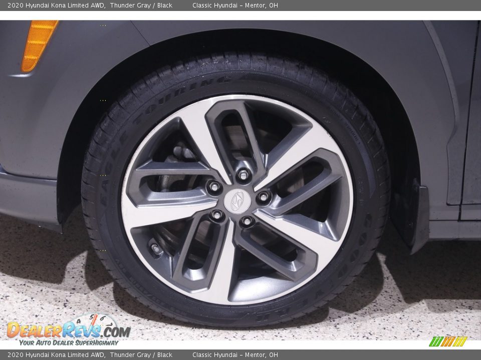 2020 Hyundai Kona Limited AWD Thunder Gray / Black Photo #21