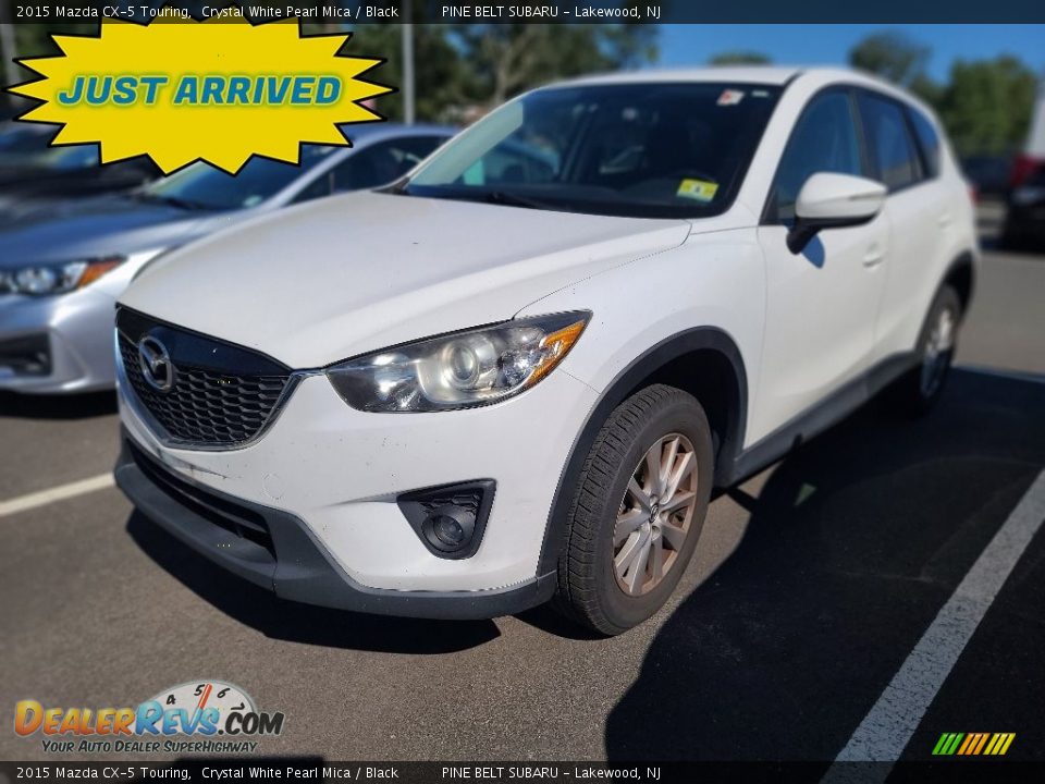 2015 Mazda CX-5 Touring Crystal White Pearl Mica / Black Photo #1