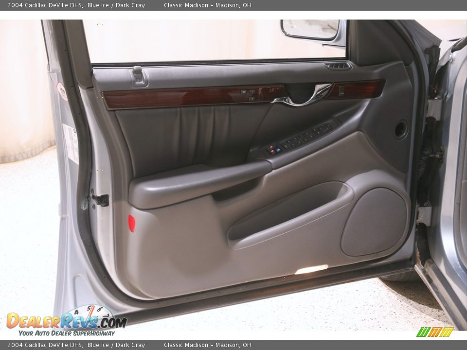 2004 Cadillac DeVille DHS Blue Ice / Dark Gray Photo #4