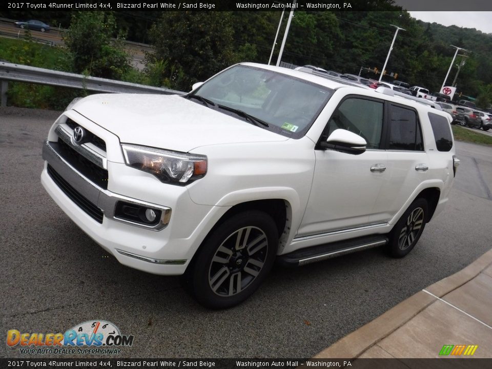 2017 Toyota 4Runner Limited 4x4 Blizzard Pearl White / Sand Beige Photo #14