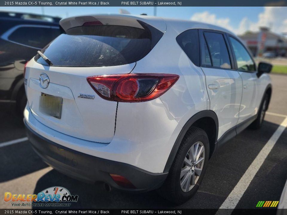 2015 Mazda CX-5 Touring Crystal White Pearl Mica / Black Photo #5