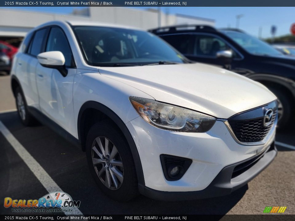 2015 Mazda CX-5 Touring Crystal White Pearl Mica / Black Photo #6