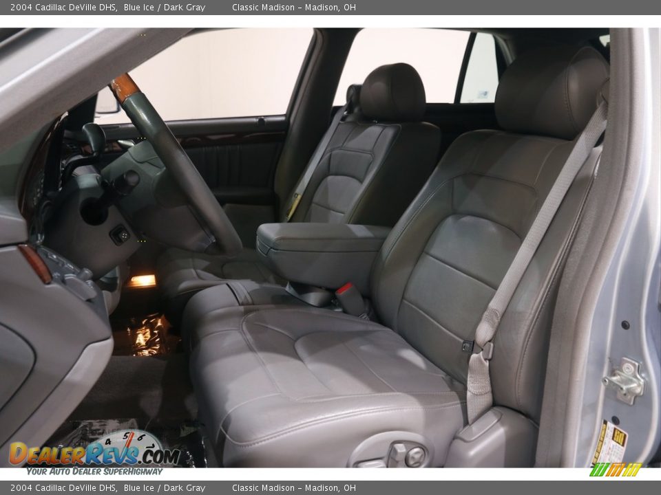 2004 Cadillac DeVille DHS Blue Ice / Dark Gray Photo #6
