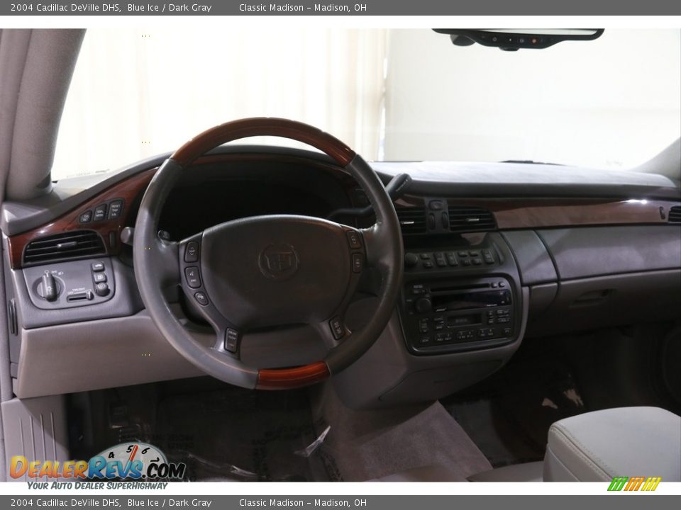 2004 Cadillac DeVille DHS Blue Ice / Dark Gray Photo #7