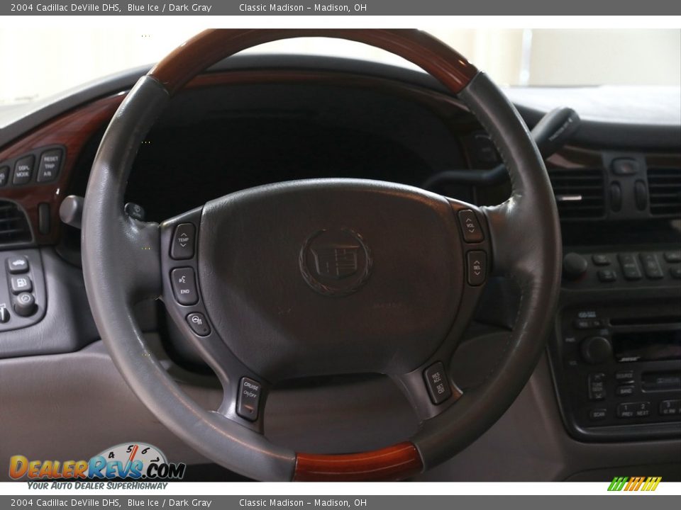 2004 Cadillac DeVille DHS Blue Ice / Dark Gray Photo #8