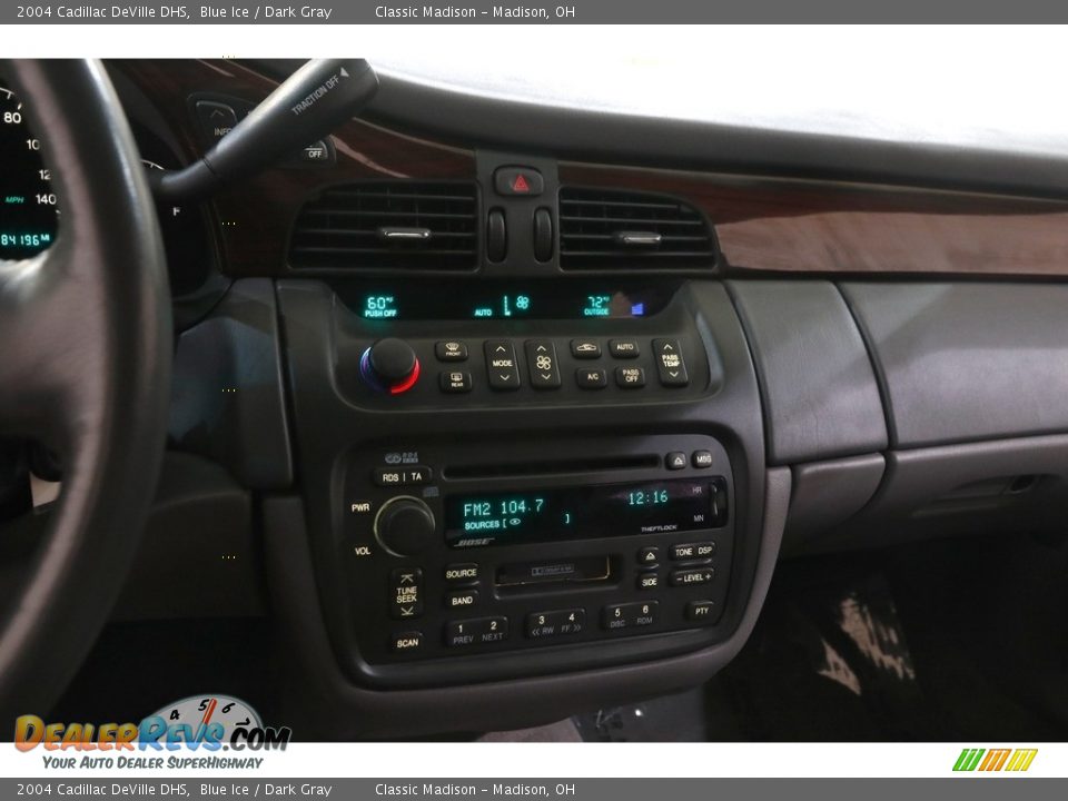 2004 Cadillac DeVille DHS Blue Ice / Dark Gray Photo #10