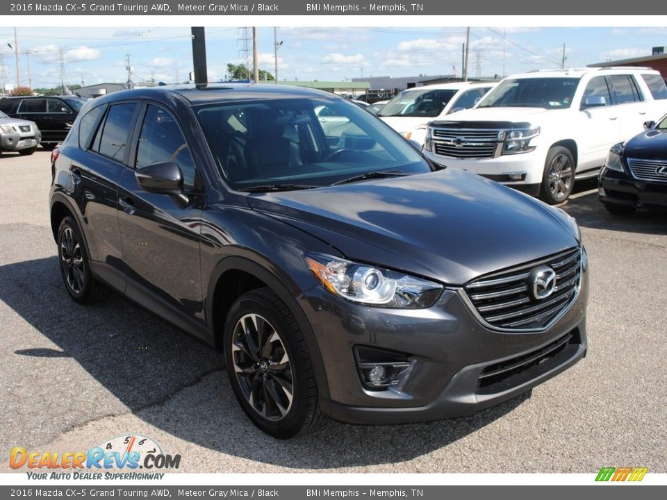 2016 Mazda CX-5 Grand Touring AWD Meteor Gray Mica / Black Photo #7