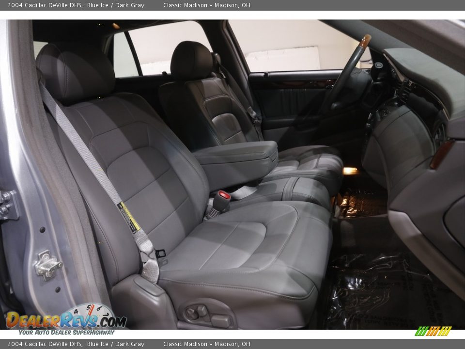 2004 Cadillac DeVille DHS Blue Ice / Dark Gray Photo #14