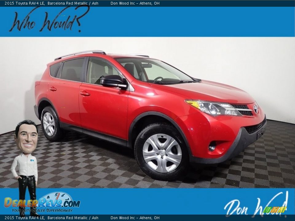 2015 Toyota RAV4 LE Barcelona Red Metallic / Ash Photo #1