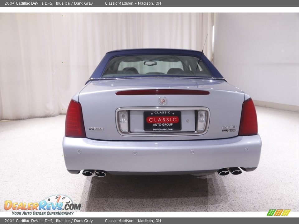 2004 Cadillac DeVille DHS Blue Ice / Dark Gray Photo #21