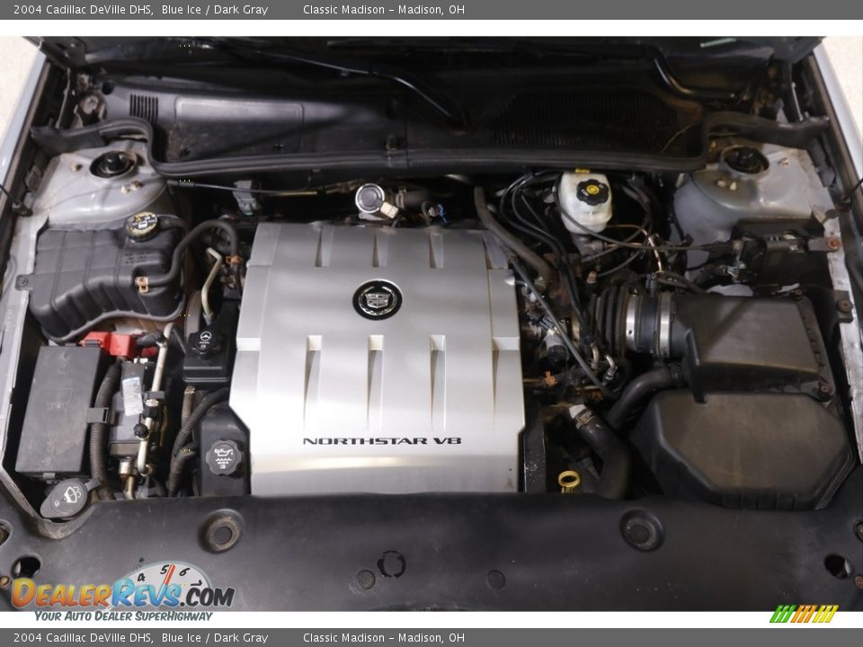 2004 Cadillac DeVille DHS Blue Ice / Dark Gray Photo #22