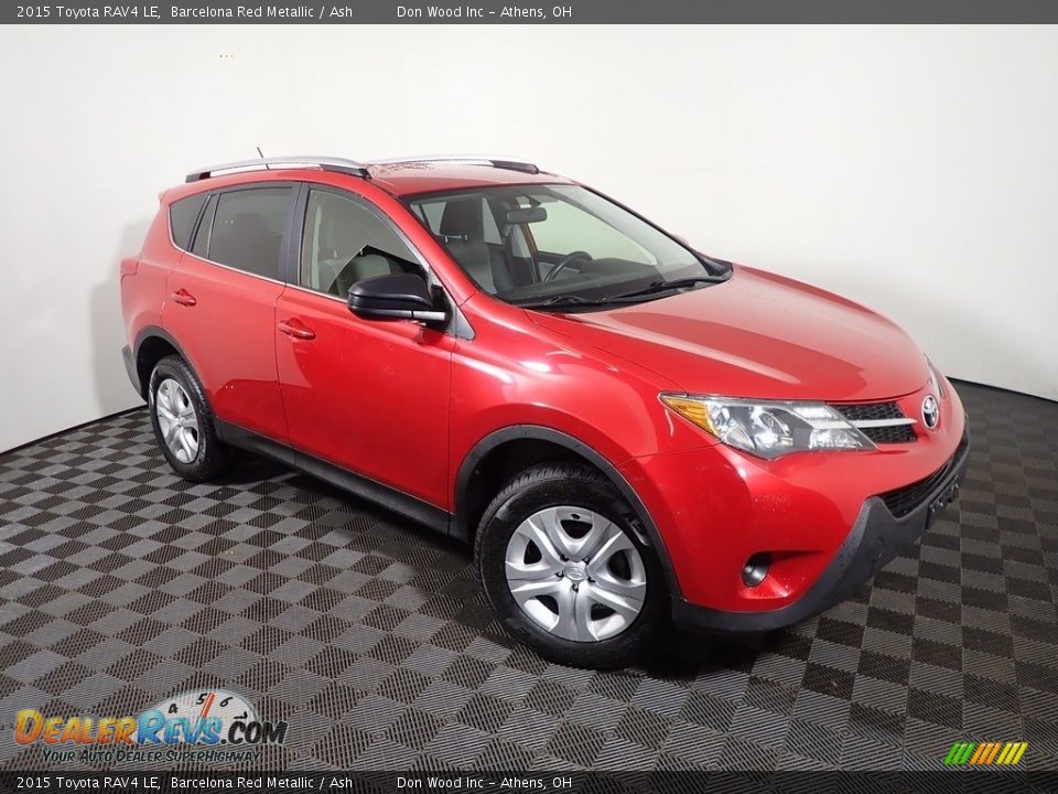 2015 Toyota RAV4 LE Barcelona Red Metallic / Ash Photo #3