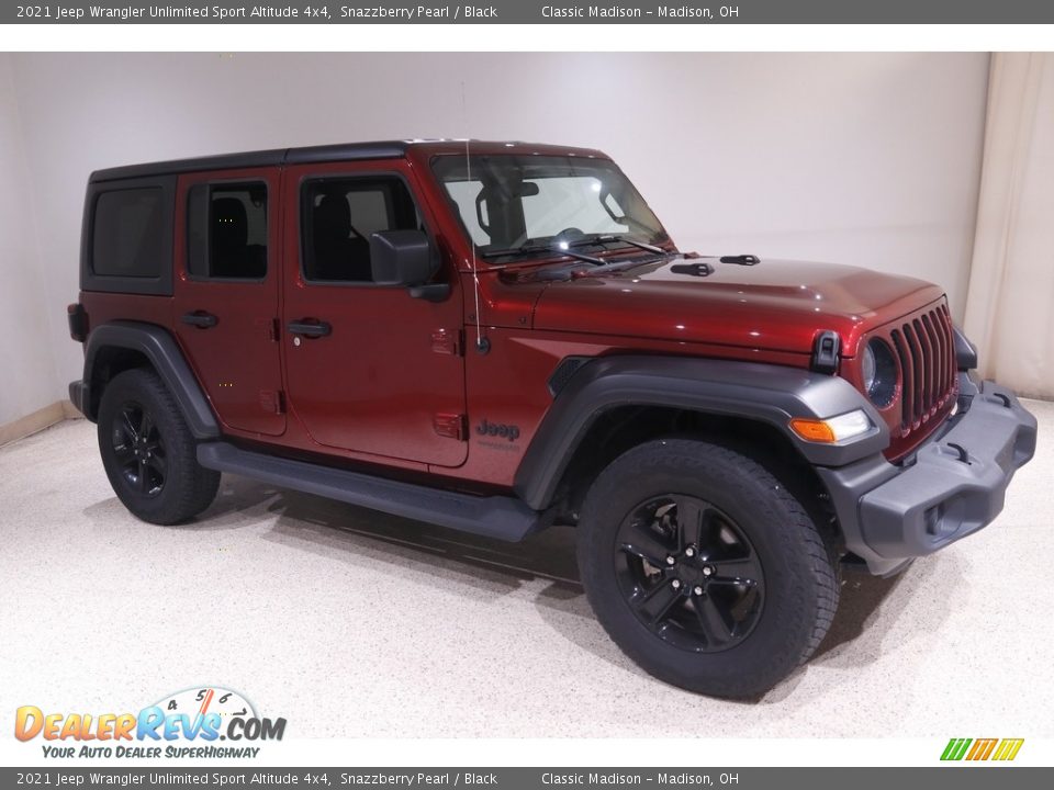 2021 Jeep Wrangler Unlimited Sport Altitude 4x4 Snazzberry Pearl / Black Photo #1