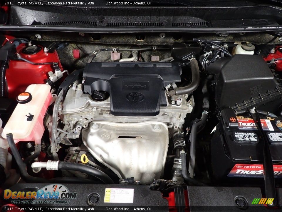 2015 Toyota RAV4 LE Barcelona Red Metallic / Ash Photo #6