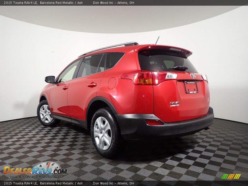 2015 Toyota RAV4 LE Barcelona Red Metallic / Ash Photo #9