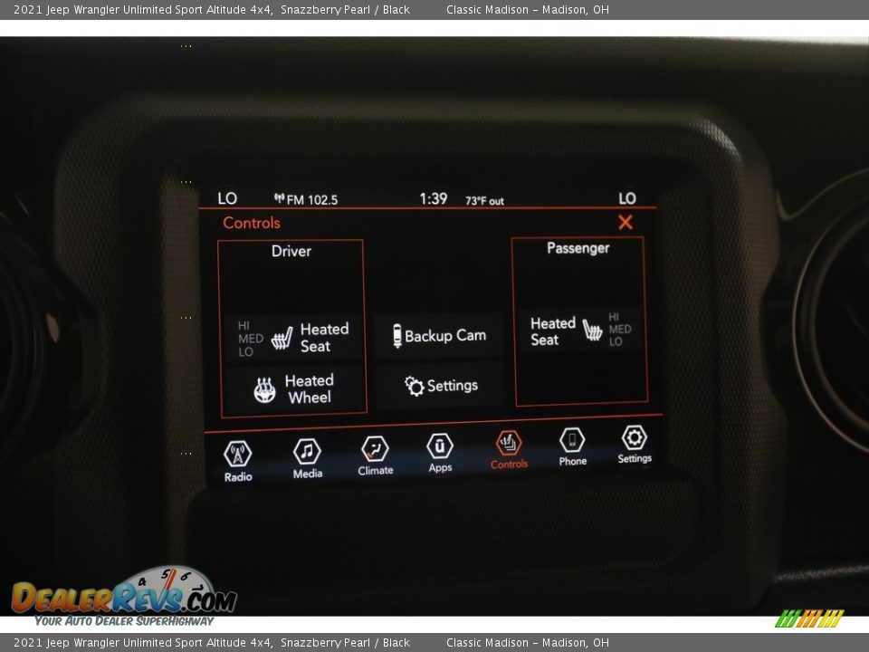 2021 Jeep Wrangler Unlimited Sport Altitude 4x4 Snazzberry Pearl / Black Photo #12