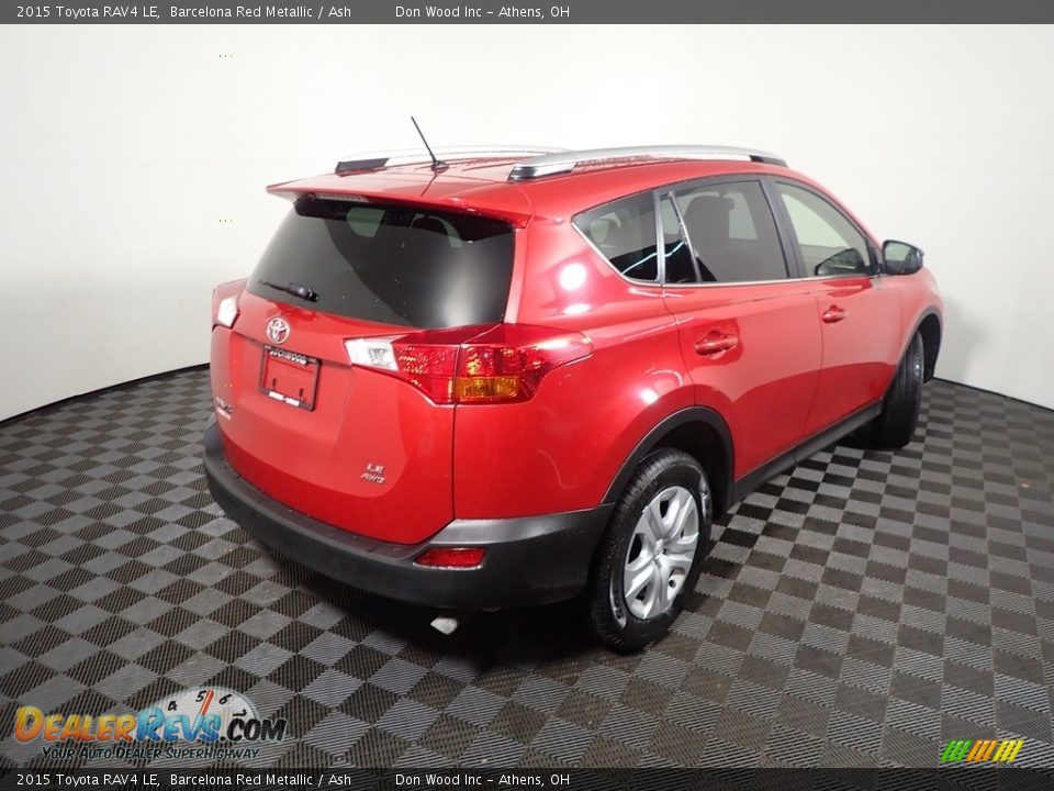 2015 Toyota RAV4 LE Barcelona Red Metallic / Ash Photo #15