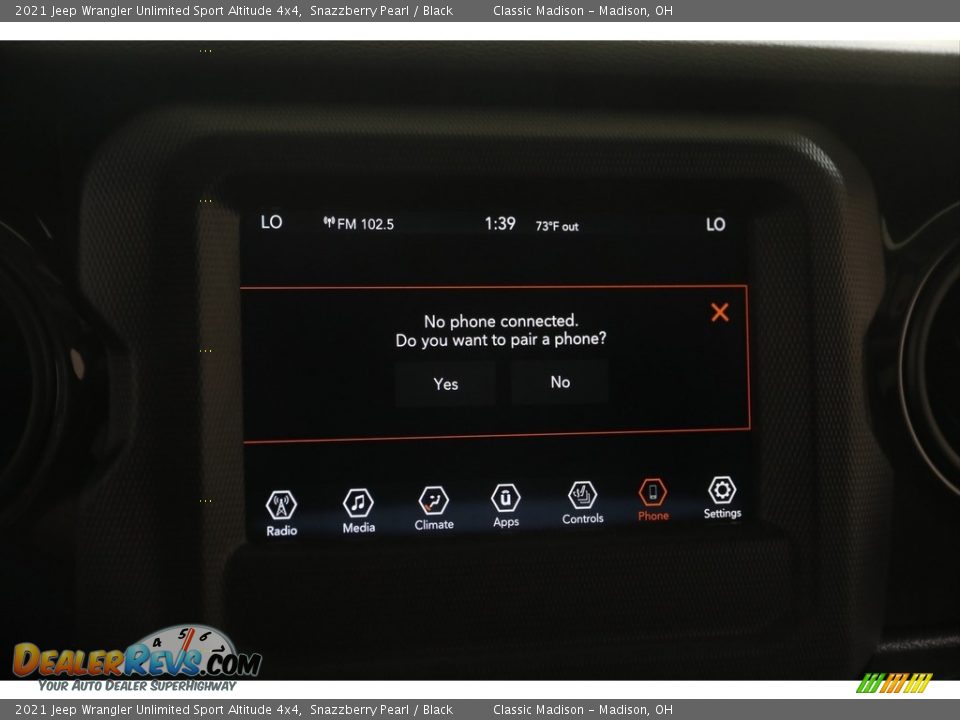 2021 Jeep Wrangler Unlimited Sport Altitude 4x4 Snazzberry Pearl / Black Photo #13