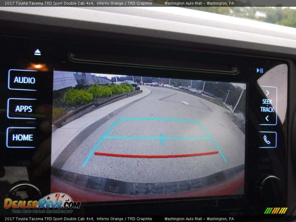 2017 Toyota Tacoma TRD Sport Double Cab 4x4 Inferno Orange / TRD Graphite Photo #6