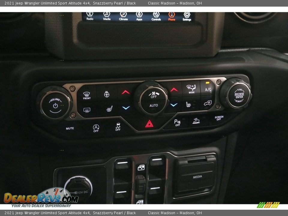 2021 Jeep Wrangler Unlimited Sport Altitude 4x4 Snazzberry Pearl / Black Photo #15