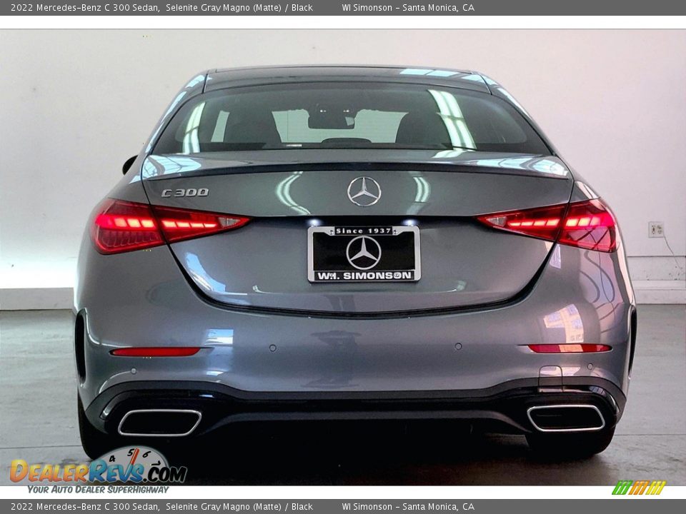 2022 Mercedes-Benz C 300 Sedan Selenite Gray Magno (Matte) / Black Photo #3