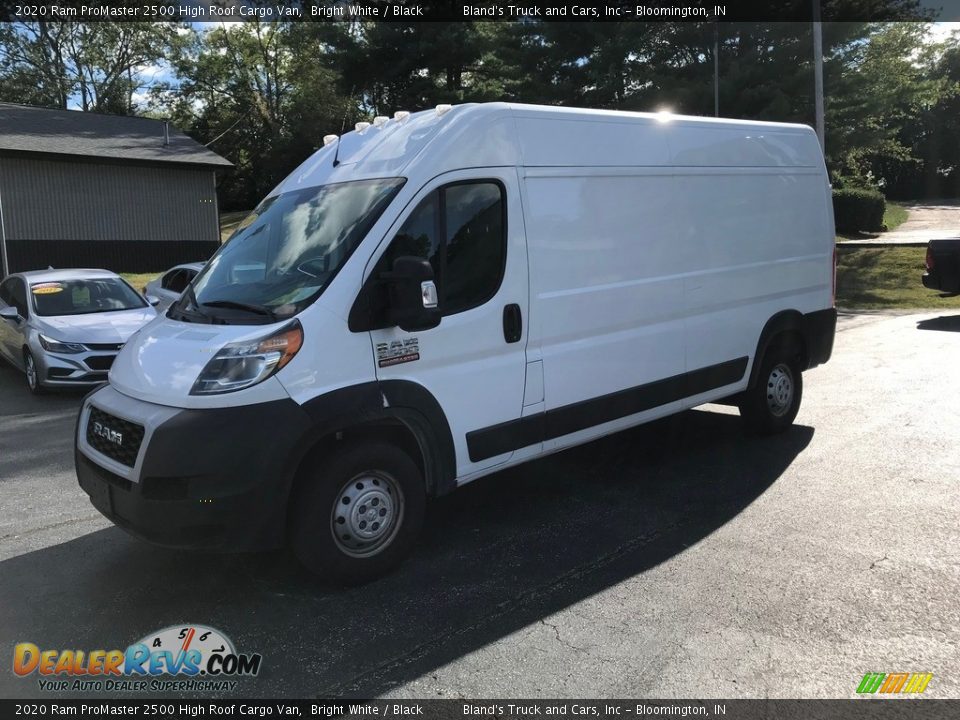 2020 Ram ProMaster 2500 High Roof Cargo Van Bright White / Black Photo #2