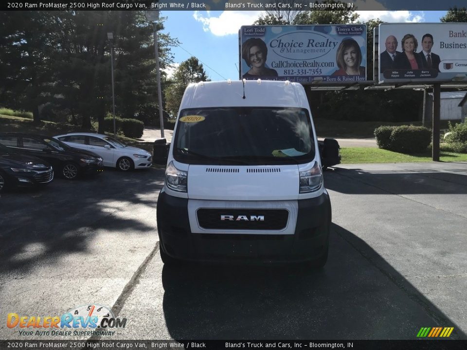 2020 Ram ProMaster 2500 High Roof Cargo Van Bright White / Black Photo #3