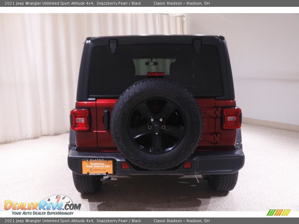 2021 Jeep Wrangler Unlimited Sport Altitude 4x4 Snazzberry Pearl / Black Photo #20