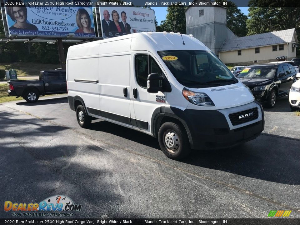 2020 Ram ProMaster 2500 High Roof Cargo Van Bright White / Black Photo #6