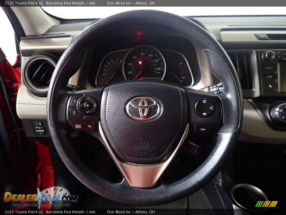 2015 Toyota RAV4 LE Barcelona Red Metallic / Ash Photo #23