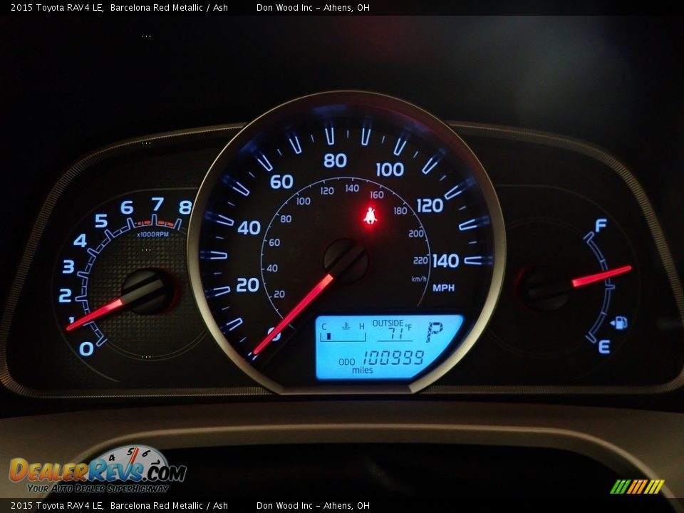 2015 Toyota RAV4 LE Barcelona Red Metallic / Ash Photo #24