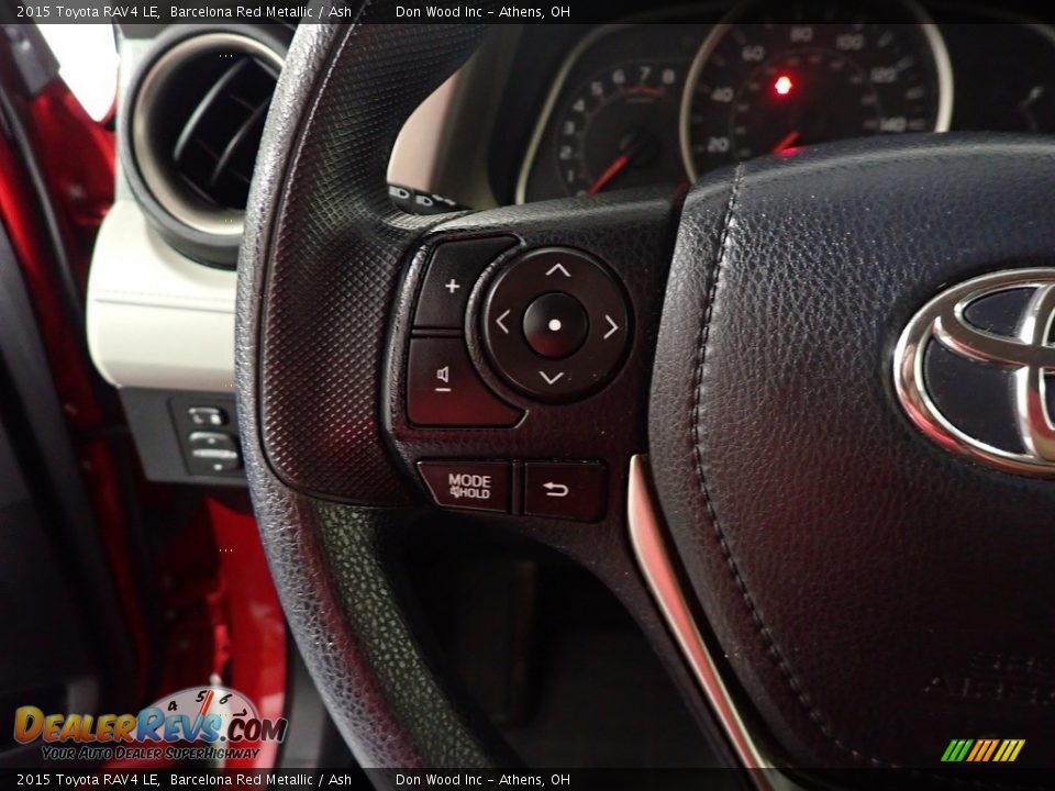 2015 Toyota RAV4 LE Barcelona Red Metallic / Ash Photo #25