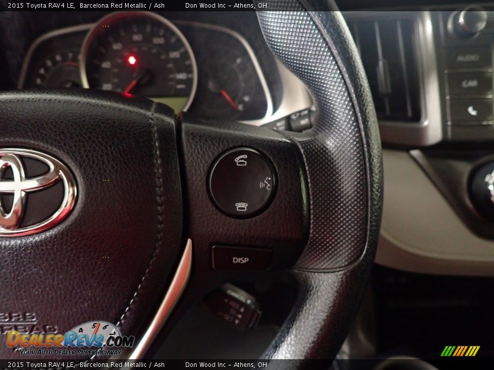 2015 Toyota RAV4 LE Barcelona Red Metallic / Ash Photo #26